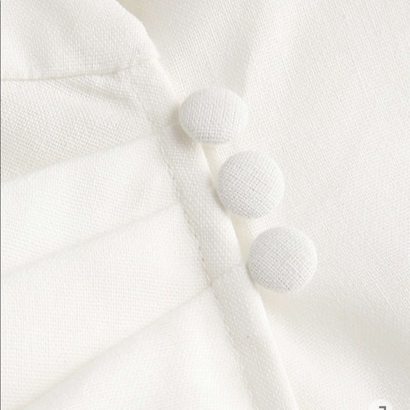 🇺🇸 NEW Solid Short Sleeve Mini Dress from Cider 
Color:WhiteSize:XS 🇺🇸 - Picture 4 of 5